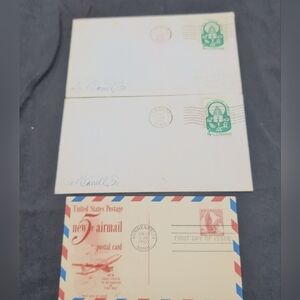 Minnesota 1960 Autographed Vintage Airmail and Postage First Day Of Issue